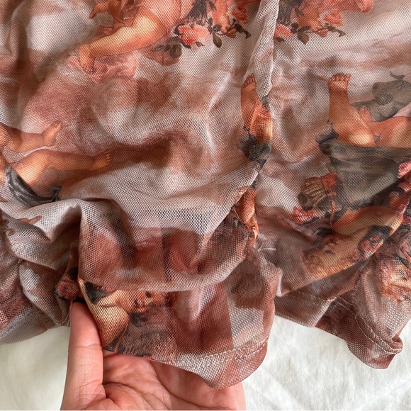 Angel graphic mesh skirt - Picture 4 of 4